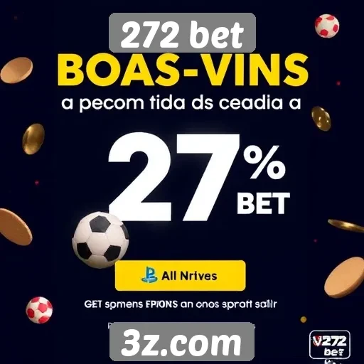 272 bet oferece promoção de boas-vindas para novos usuários